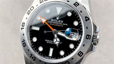 rolex explorer ii black ref. 226570|rolex explorer 2 226570 review.